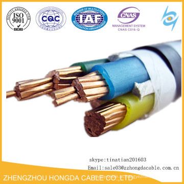 Condutor de cobre do cabo 185mm2 cabo elétrico da construção de 185 milímetros